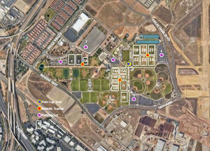 OC Great Park Map